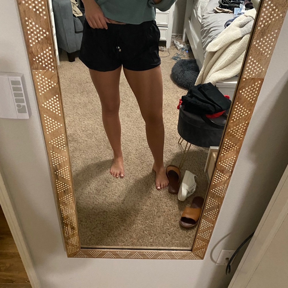Cotton Black Shorts